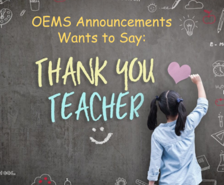 OEMS Announcements Week of 05/03/2021