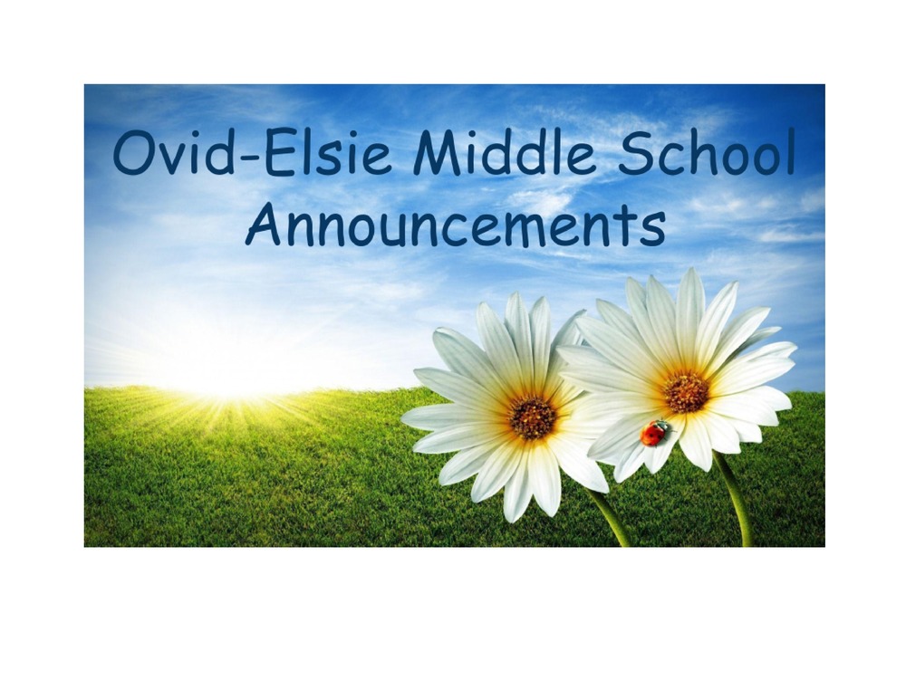 News OvidElsie Area Schools