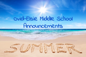 OEMS Announcements: 06/01/2021 Last Week of the School Year